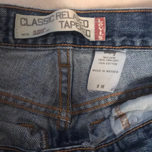 Levi Vintage Classic Relaxed 550 Denim Mom Jeans - Picture 4 of 8